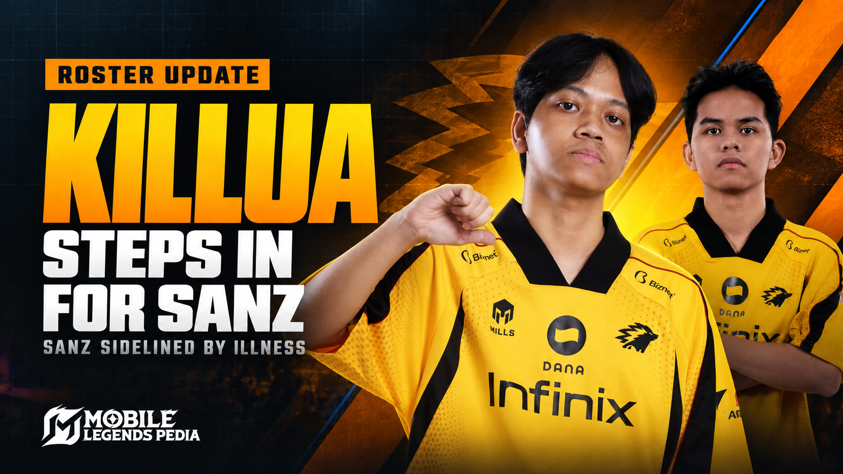 Killua Steps In for SANZ as Illness Forces ONIC Lineup Change
